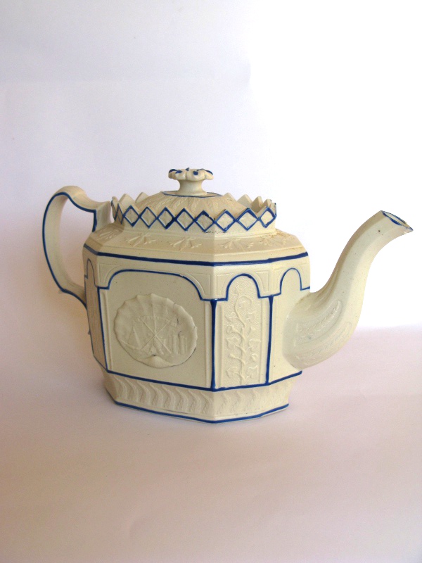 Mid 19th Century Smear Glazed Teapot