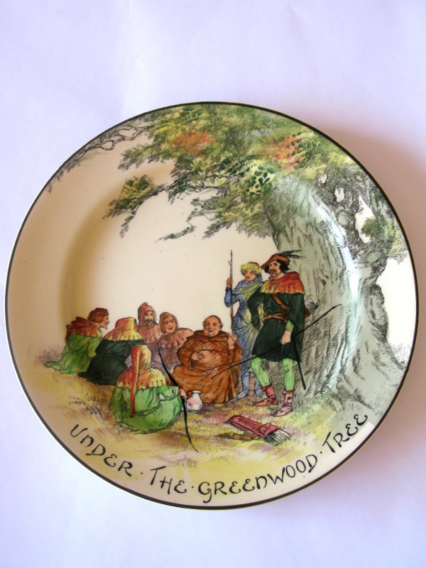 Royal Doulton Plate Under the Greenwood Tree