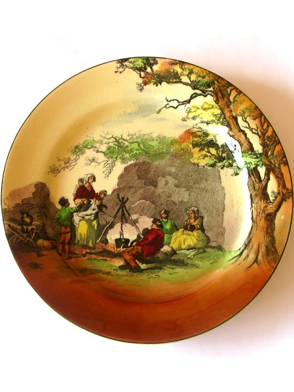 Royal Doulton English Old Scenes 'The Gypsies'