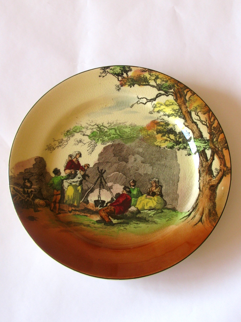 Royal Doulton English Old Scenes 'The Gypsies'