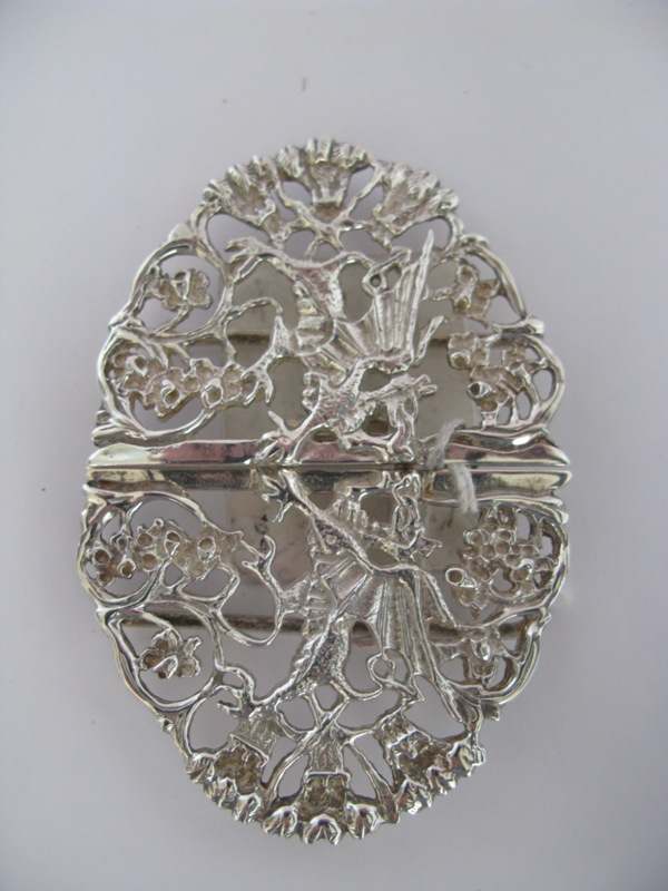 Sterling Silver Nurses Belt Buckle