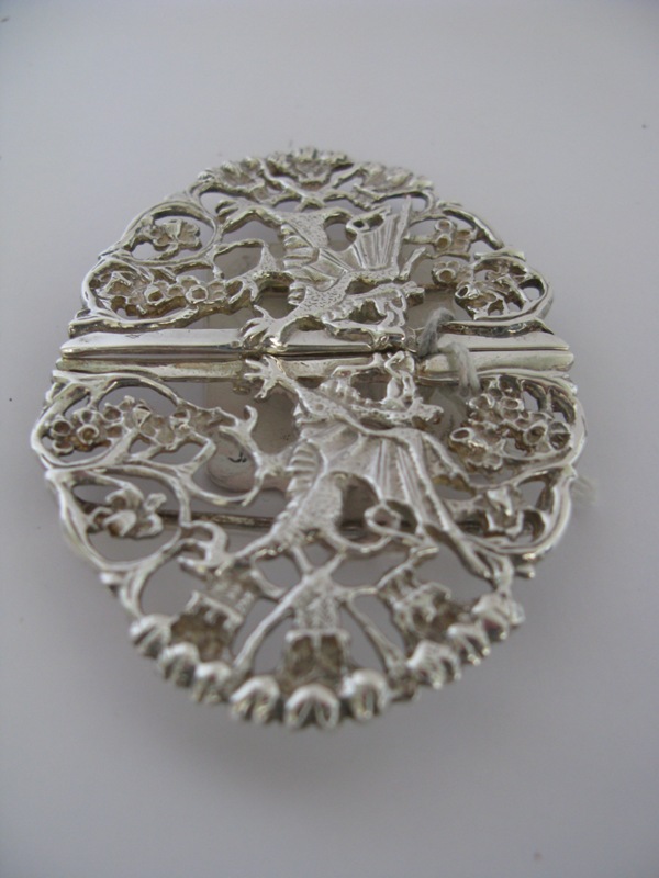 Sterling Silver Nurses Belt Buckle