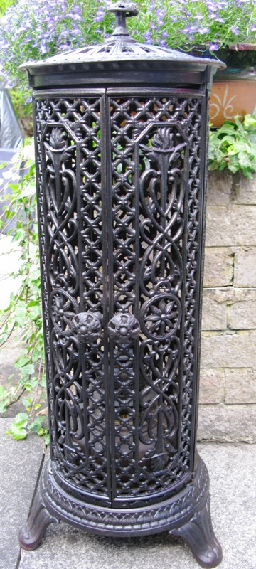 pierced cast iron paraffin room heater