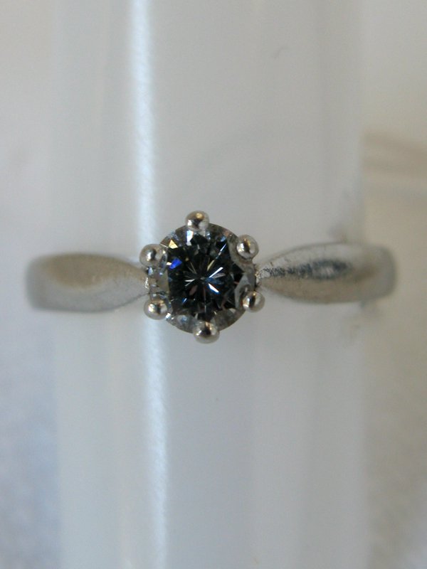 Platinum Solitaire Diamond Ring