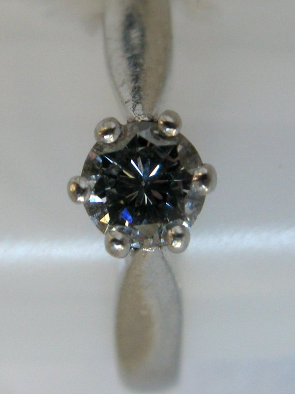 Platinum Solitaire Diamond Ring